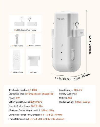 Vevor Household Accessories 5.5cm GDJQRUXGTXG0UUQBQ001V9 1pcs
