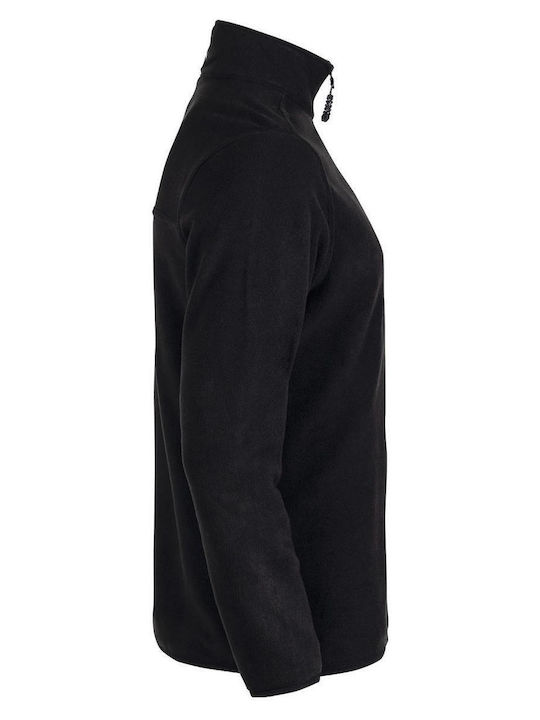 STOP Ανδρική Μπλούζα Εργασίας Μαύρη Fleece