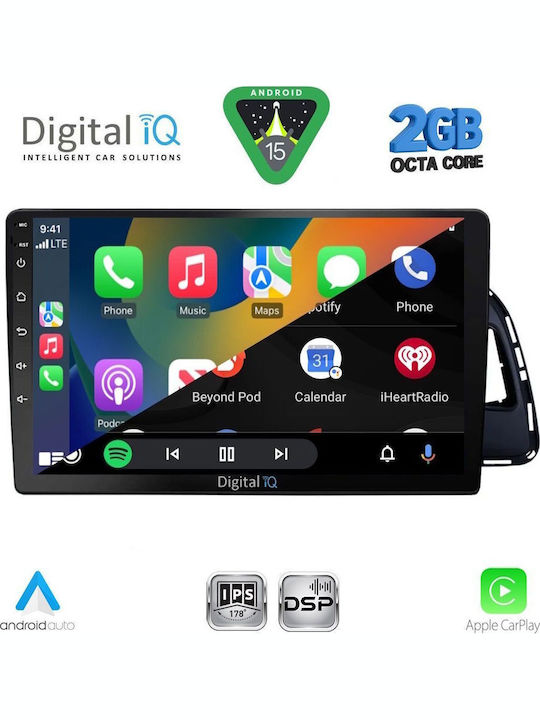 Digital IQ Car Audio System for Audi Q5 2010-2018 (Bluetooth/USB/WiFi/GPS/Apple-Carplay/Android-Auto) with Touch Screen 10"