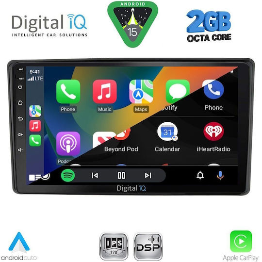 Digital IQ Ηχοσύστημα Αυτοκινήτου για Toyota Raize 2020 (Bluetooth/USB/WiFi/GPS/Apple-Carplay/Android-Auto) με Οθόνη Αφής 10"