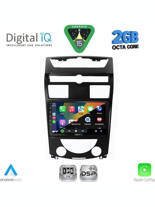 Digital IQ Car Audio System for Ssangyong Rexton 2006-2015 (Bluetooth/USB/WiFi/GPS/Apple-Carplay/Android-Auto) with Touch Screen 10"