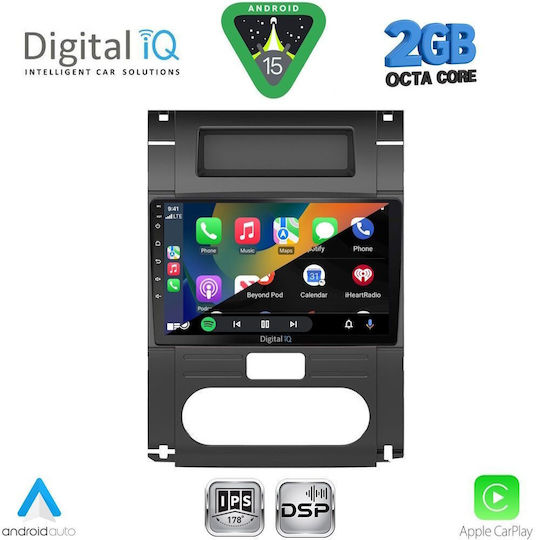 Digital IQ Ηχοσύστημα Αυτοκινήτου για Nissan X-Trail 2007-2013 (Bluetooth/USB/WiFi/GPS/Apple-Carplay/Android-Auto) με Οθόνη Αφής 10"