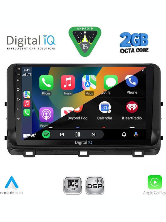 Digital IQ Car Audio System for Kia Ceed / XCeed 2018-2022 (Bluetooth/USB/WiFi/GPS/Apple-Carplay/Android-Auto) with Touch Screen 10"