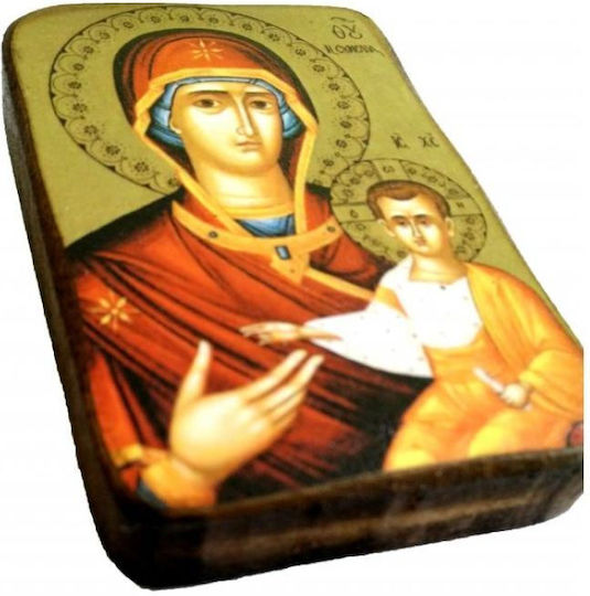 Taufgeschenk mit Kirchlichem Bild aus Holz 1cm