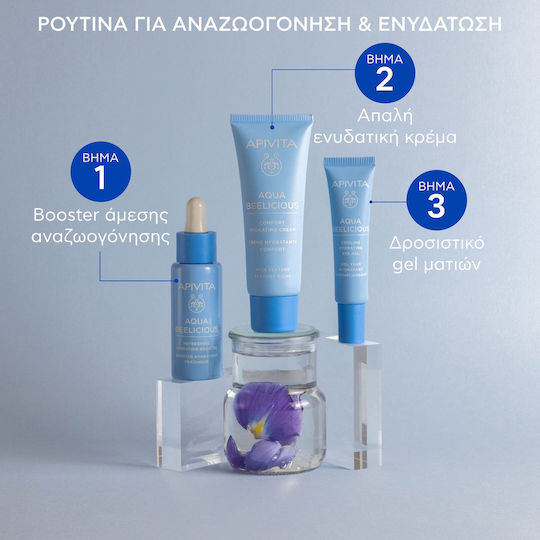 Apivita Aqua Beelicious Rich 24h Gel Face with Aloe Vera & Ceramides 40ml