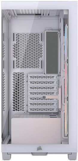 Corsair 3500X RS-R ARGB Gaming Midi Tower Computer Case with Side Window White