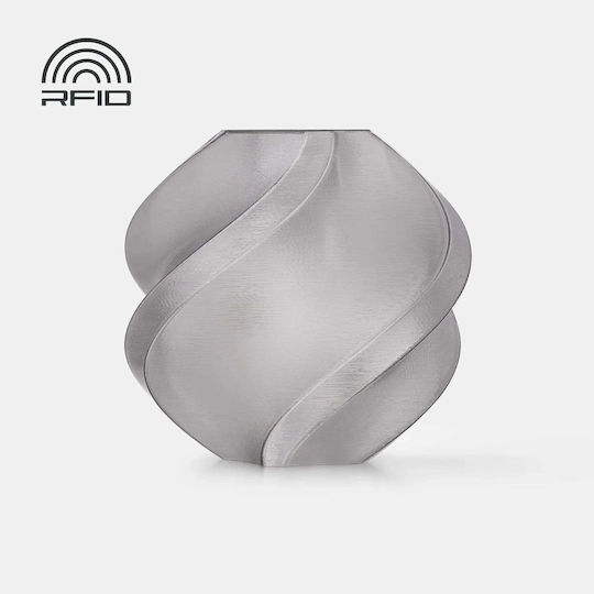 Bambu Lab Пълнител PETG 3D Принтер Филамент 1.75мм Сив 1кг 1бр (Пълнител)