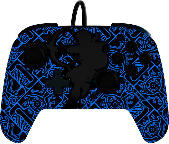 PDP Rematch Glow Wired Gamepad for Switch Sheikah Shoo