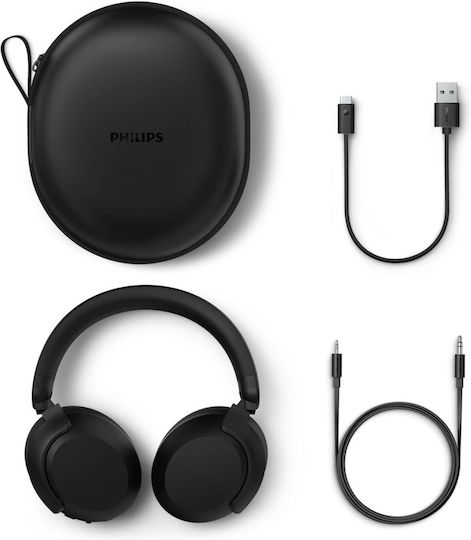 Philips Безжични / Жични Over Ear Слушалки Черни