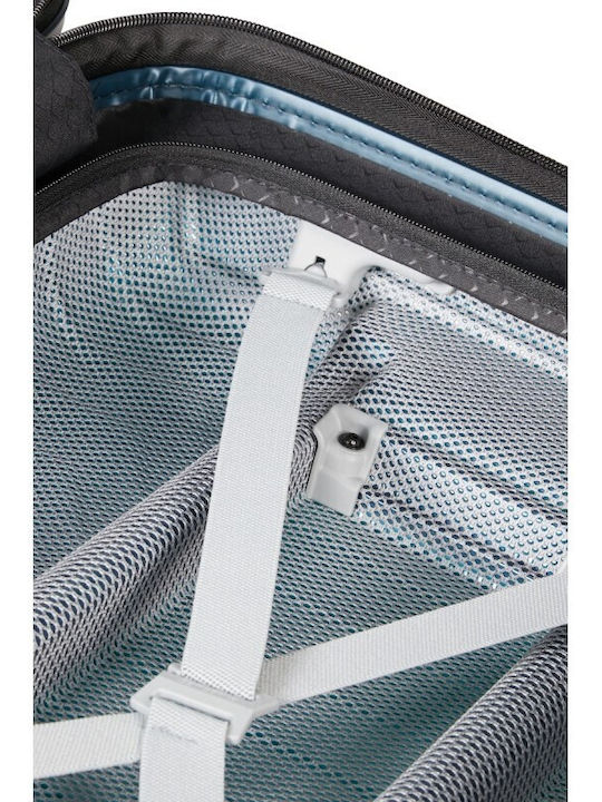 Samsonite Proxis Cabin Travel Suitcase Petrol Blue with 4 Wheels Height 55cm