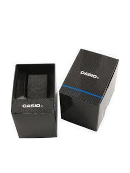 Casio Digital Men's Watch Chronograph Battery with Black Rubber Strap