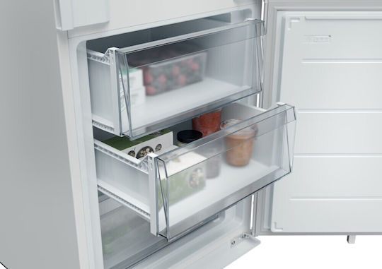 Candy Εντοιχιζόμενος Ψυγειοκαταψύκτης 268lt Υ177.2xΠ54xΒ55εκ. Λευκός CNBQL3518EV