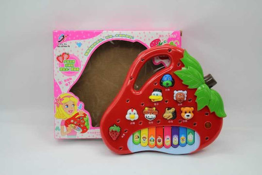 Educational Strawberry Piano with Animal Sounds 2216a-15 917241