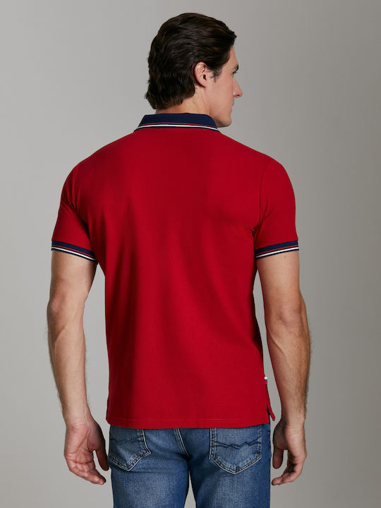 Polo Blouse Red