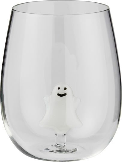 Merry & Joy Ποτήρι Ghost 450 Ml Διάφανο Διάμετρος 9cm X Ύψος 11cm