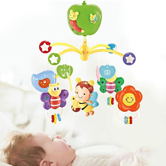 Mobile für Kinderbett mit Musik und Rotation für 0++ Monate
