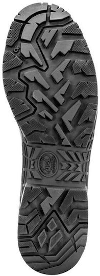 Jolly Joy Cizme Militare Impermeabile Cu Membrană Gore-Tex Din Piele Neagră