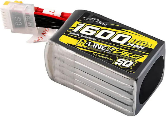 Tattu R-Line V6 Батерия Li-Po 22.2V 1600mAh 160C 6S XT60 за Дрон