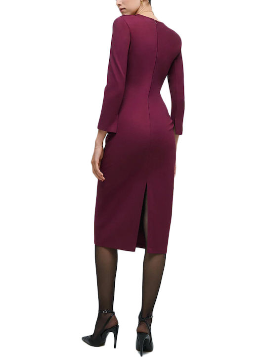 Access Kleid Business Burgundisch Access Kleid Business Burgundisch