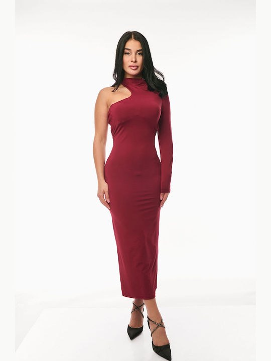 Maxi Abendkleid Burgundy
