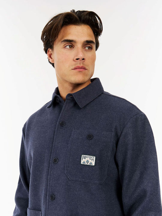 Cu mânecă lungă Cămașă Twilight Navy