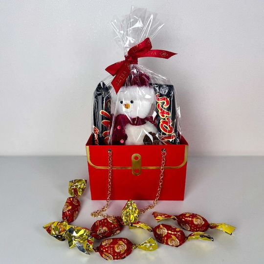 Secret Santa Package Kids Snowman Sweets In A Gift Bag
