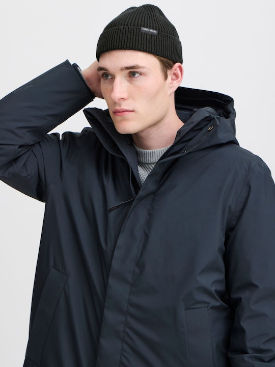 Beanie Unisex Σκούφος Πλεκτός σε Μαύρο χρώμα