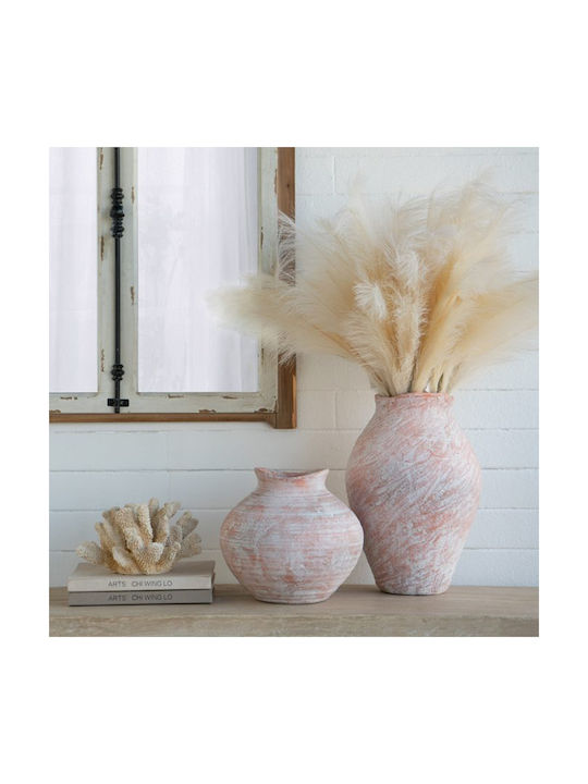 Artekko Decorative Vase Candia Orange 26x26x38cm