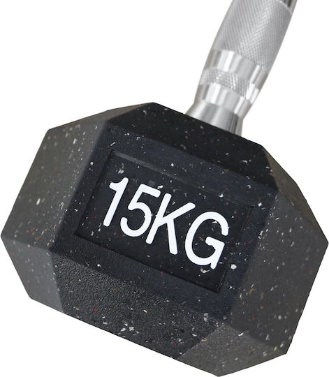 MegaFitness Βαράκι Εξάγωνο 1 x 15kg