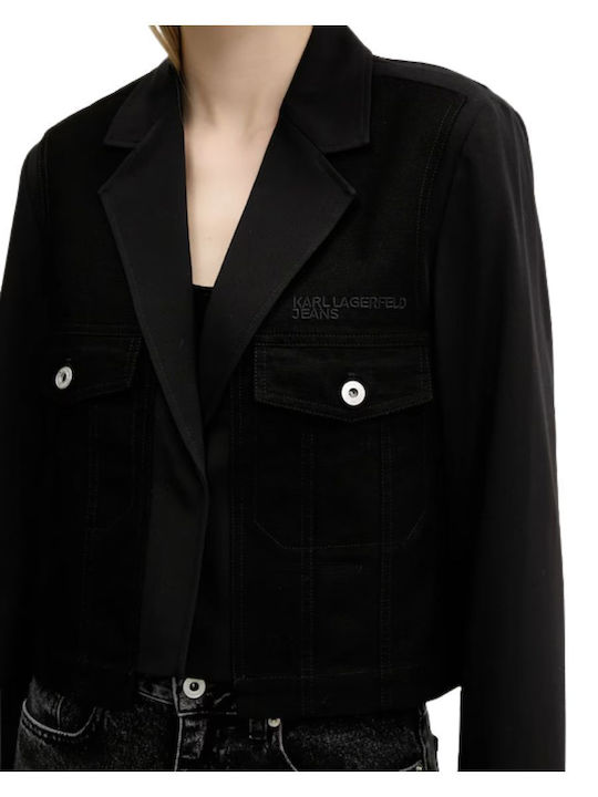 Karl Lagerfeld Women's Blazer Black