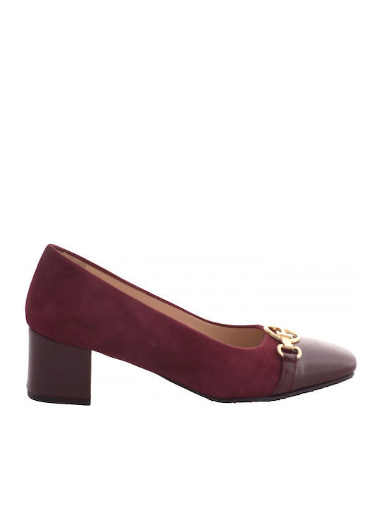 Anatomic Leather Burgundy Low Heels