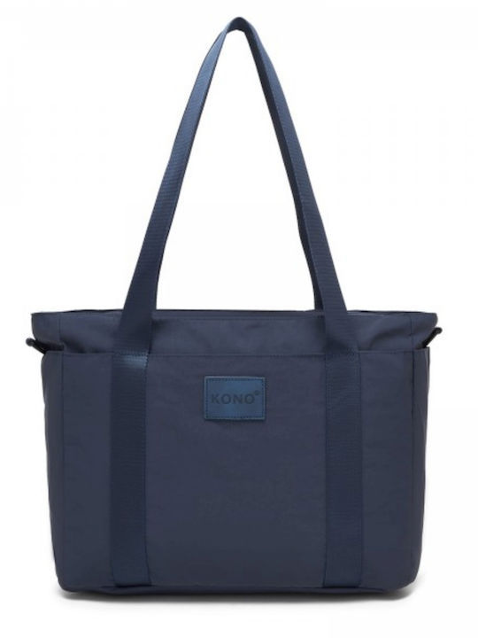 Γυναικεία Τσάντα Tote Χειρός Navy Μπλε