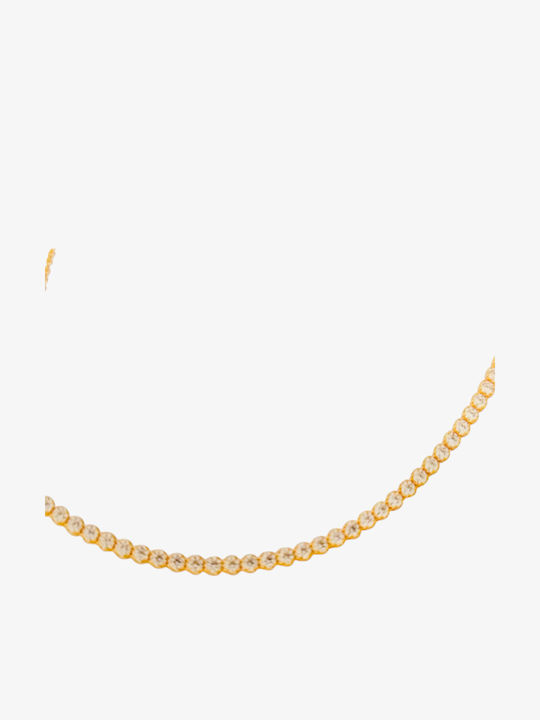 Γυναικείο Κολιέ Ριβιέρα Χρυσή Κ14 Βάρος 3.9gr