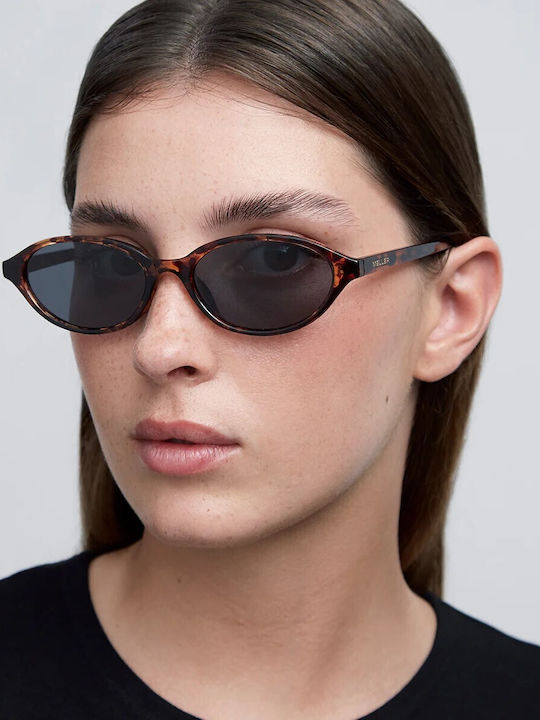 Meller Unisex Γυαλιά Ηλίου με Καφέ Ταρταρούγα Κοκκάλινο Σκελετό και Καφέ Polarized Φακό