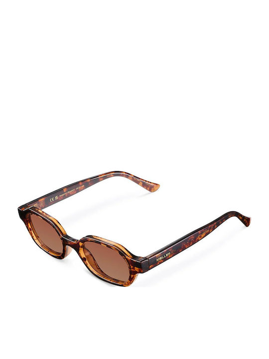 Meller Cumbi Male Sunglasses With Brown Horn-Rimmed Frame And Brown Lens CU-TUTGBROWN