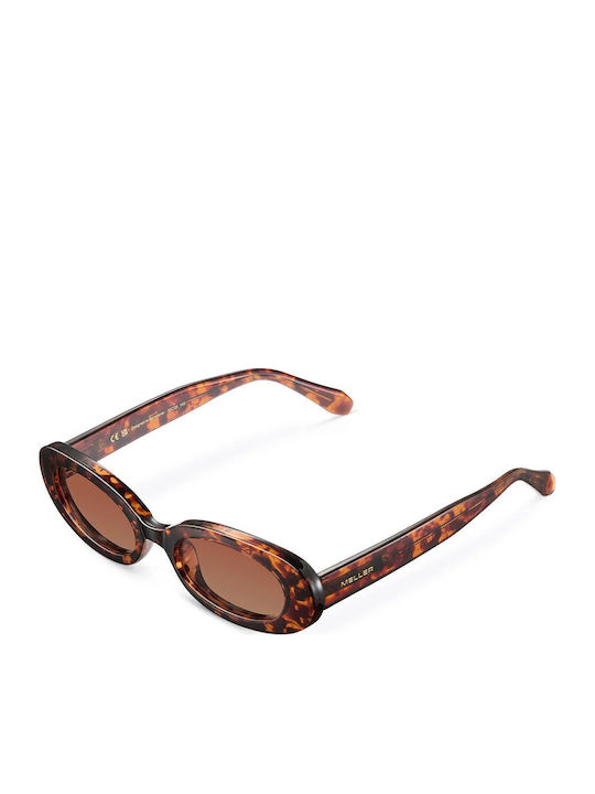Meller Tingo Women’s Sunglasses with Brown Tartaruga Horn-Rimmed Frame and Brown Polarized Lenses LUA-TIGGBROWN