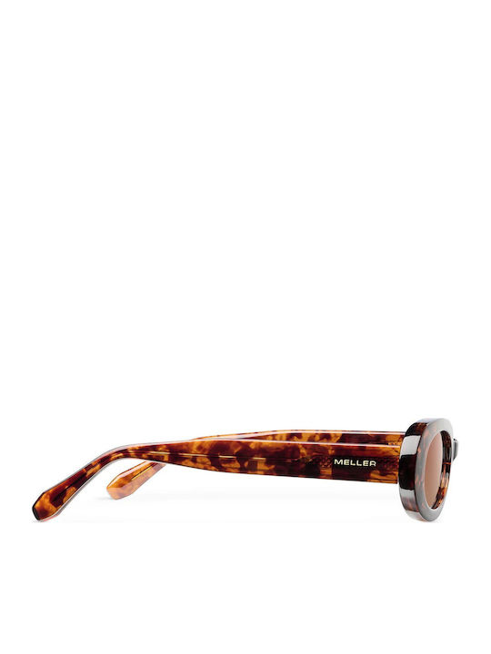 Meller Tingo Women’s Sunglasses with Brown Tartaruga Horn-Rimmed Frame and Brown Polarized Lenses LUA-TIGGBROWN
