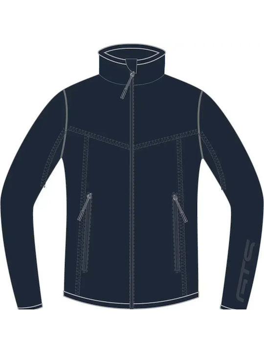 Men's Fleece Cardigan Navy