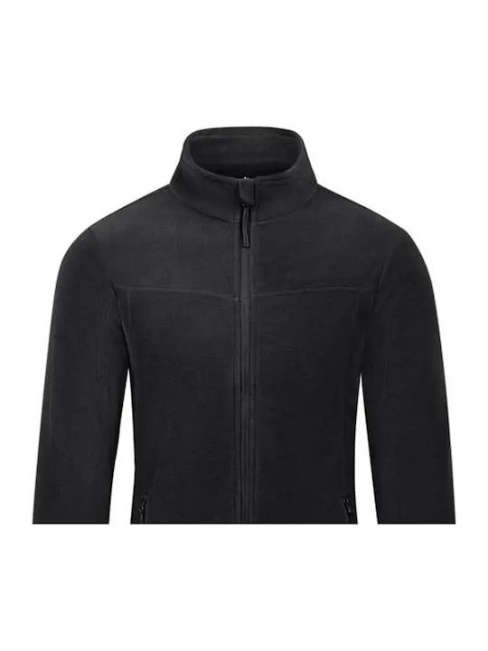 Men's Fleece Cardigan Black