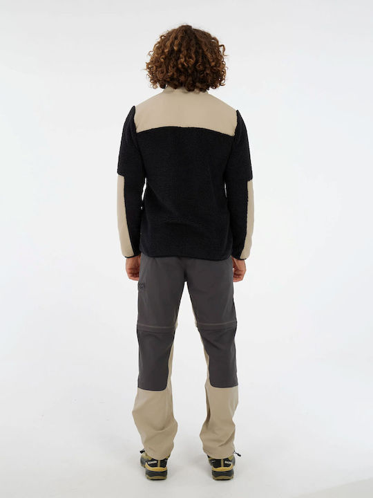Ανδρική Ζακέτα Fleece True Black