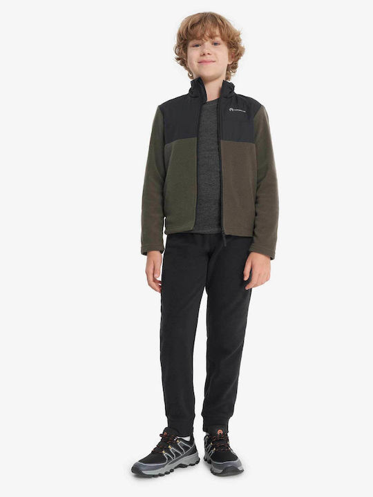 Αθλητική Παιδική Ζακέτα Fleece Brown