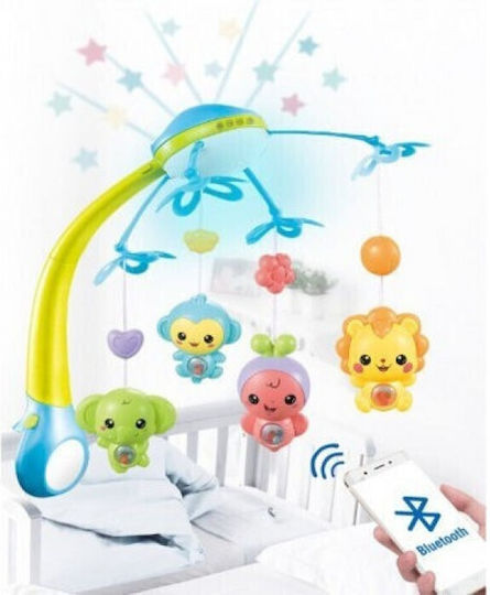 Lazaridis Pendant Toy for Cot with Music, Rotation, and Projector for 0++ Months