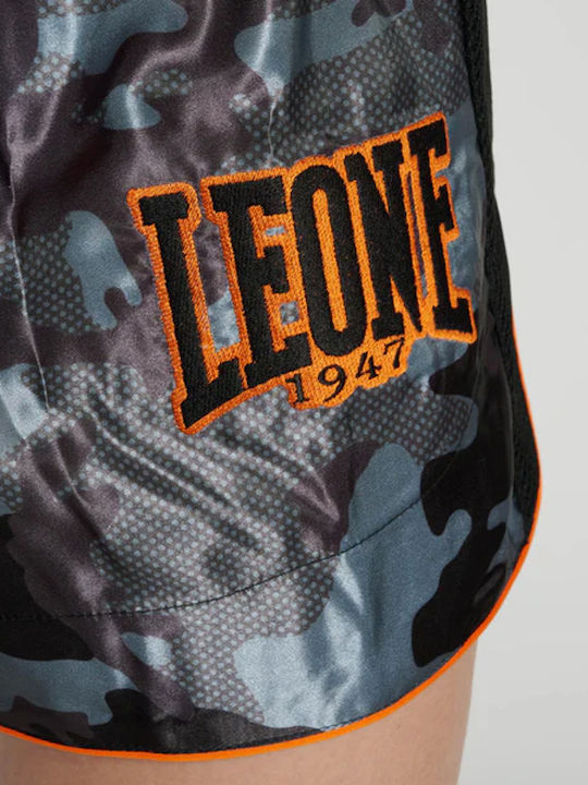 Leone Camo Thai Kick Fight Boxing Shorts Gray