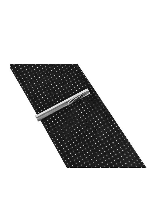 Stefano Mario Nickel Tie Clip Silver