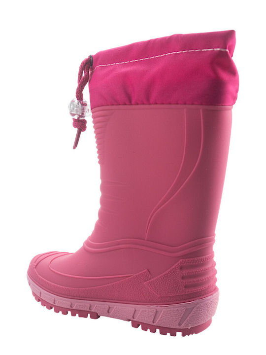 Cizme de cauciuc pentru copii Fuchsia