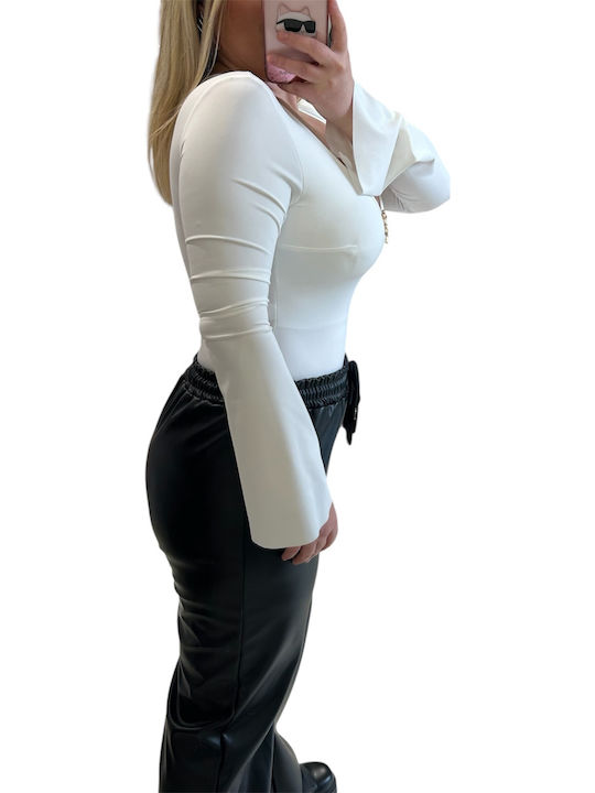 Irene Vilou Κορμάκι Λευκό Cups