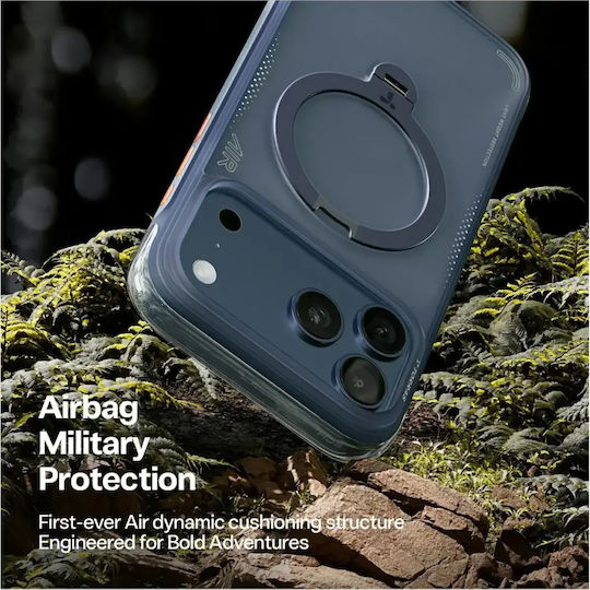 Torras Ostand Q3 Air Back Cover Μπλε (iPhone 18 Pro / 17 Pro)