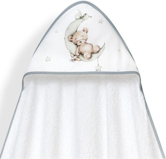 Interbaby Baby Bathrobe Hooded 100x100cm