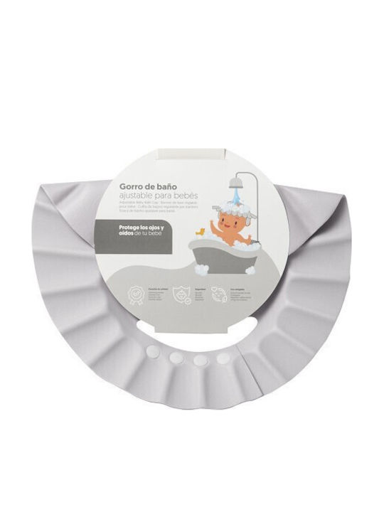 Interbaby Βρεφική Κάπα-Μπουρνούζι με Κουκούλα Bear Grey 100x100εκ.