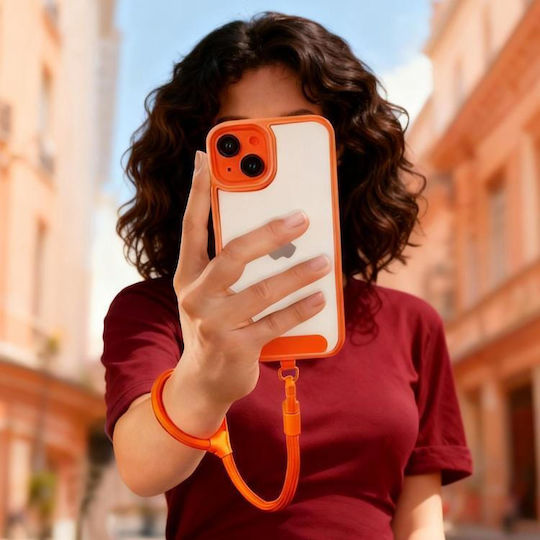 Șnur De Mână Pentru Telefon Formă Rachetă 7 Milimetri Poliester Reglabil Garnitură Gri Închis